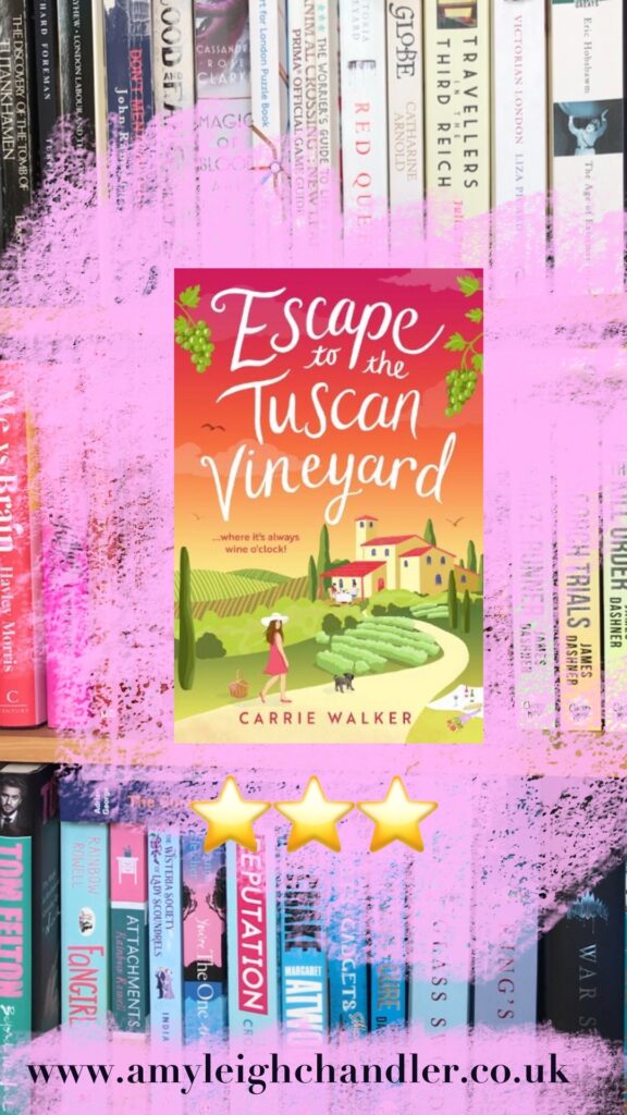 Book Review of Escape to the Tuscan Vineyard - amyleighchandler 