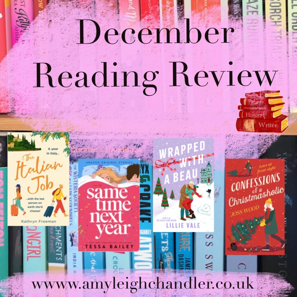 Amy Leigh chandler write book reviews of all the novels she read in December 2023.