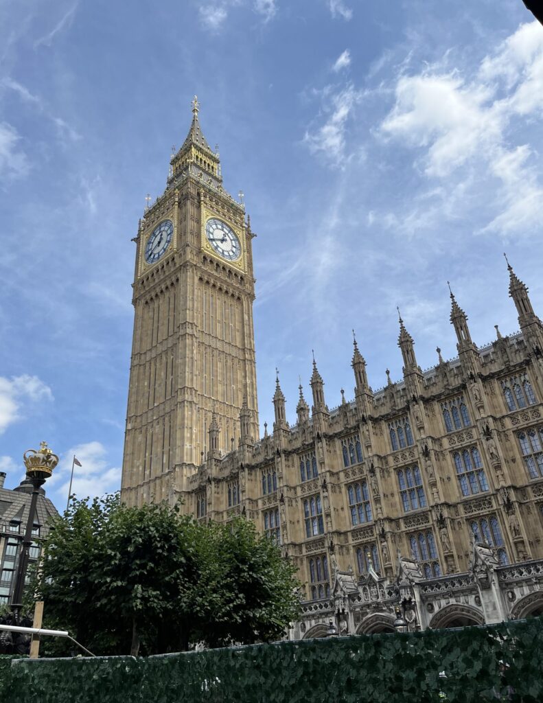 Amy Leigh Chandler visits the House of Commons in London.