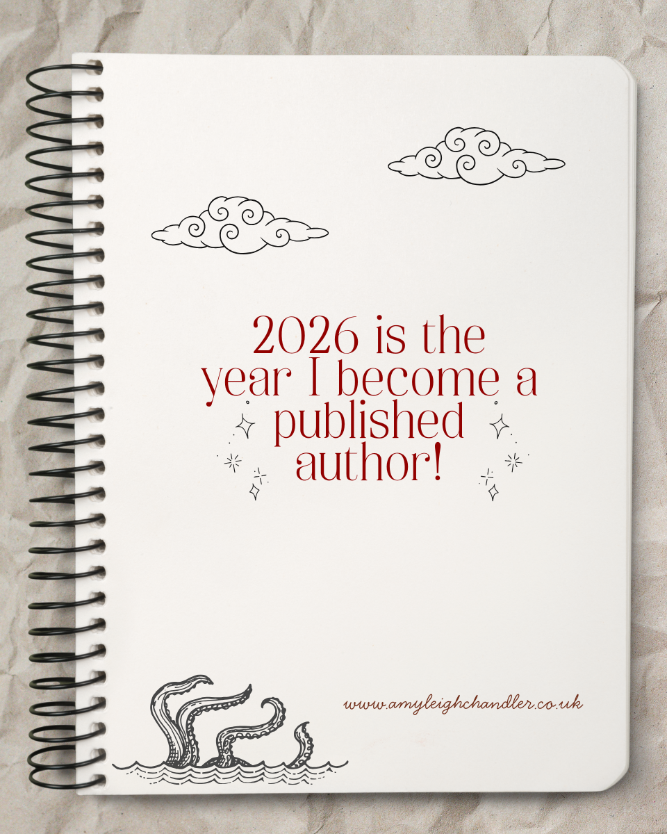 2025 year in review - amyleighchandler. 

Fantasy author Amy Leigh Chandler reflects on signing her first book deal to writing two more books and everything in between. Her debut pirates of the Caribbean meets Bridgerton YA fantasy book will be published on 19 May 2026. Cornelia Fairfiled and the Darkened Heart.