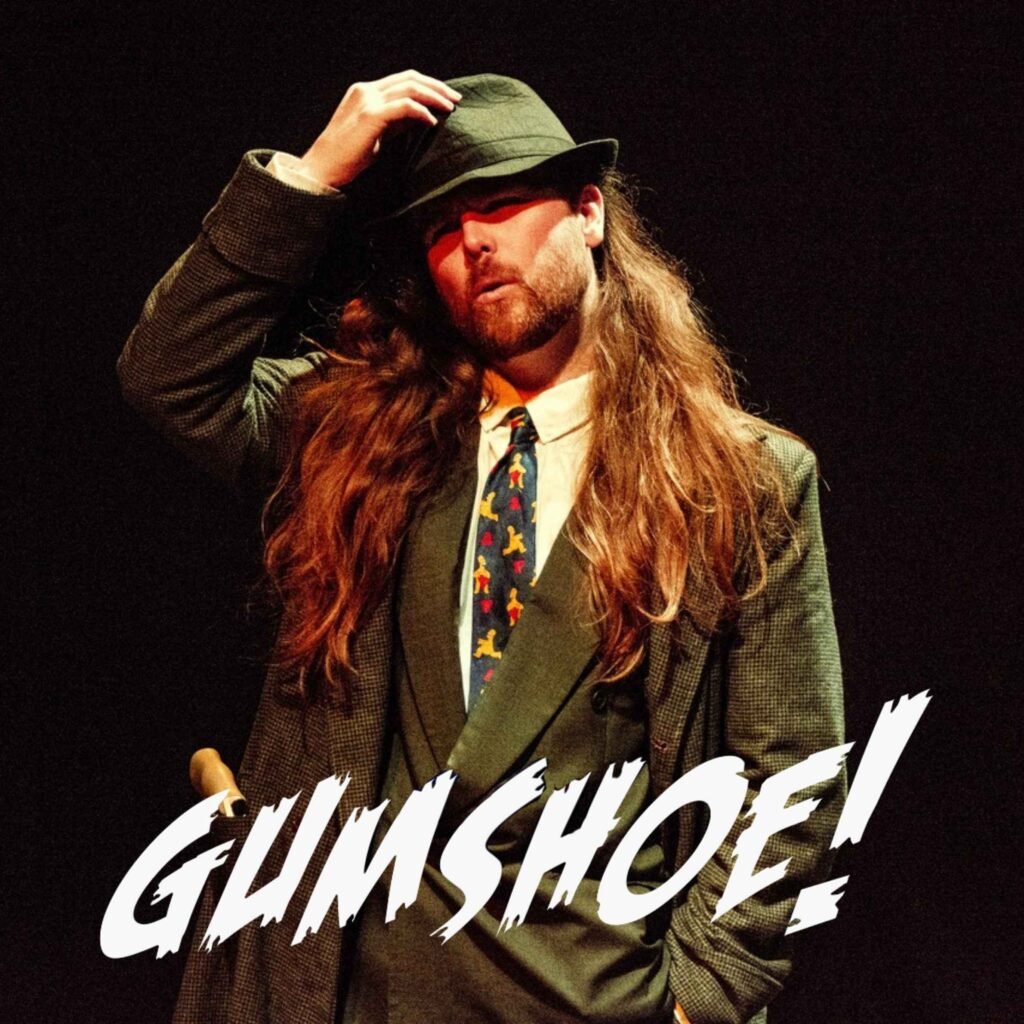 Amy Leigh Chandler reviews the one man show GUMSHOE! performed by Christian Dart performed at Wimbledon Theatre, London.