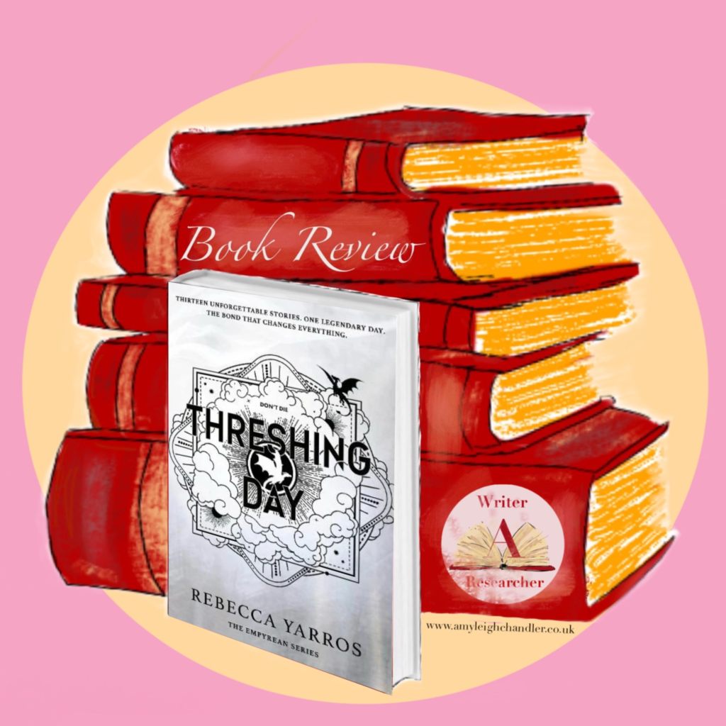 Amy Leigh Chandler reviews the romantasy novella, Threshing Day by International bestselling author, Rebecca Yarros.